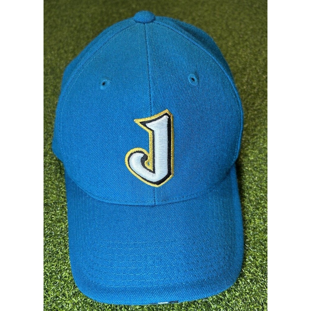 Nike Team Jacksonville Jaguars Blue Fitted Hat Size 7 7/8 NFL Football 100% Wool
